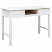 Pisaci stol bijeli 110 x 45 x 76 cm drveni
