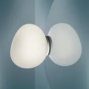 Foscarini Gregg piccola ogledalo svetlobe bela - Kopalnica - Dizajn - Steklo