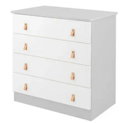 KikkaBoo drvena komoda Elon grey ( KKB40033 )