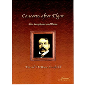CANFIELD:CONCERTO AFTER ELGAR ALTO SAXOPHONE AND PIANO