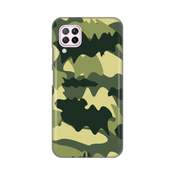 Silikonska maska za Huawei P40 Lite/Nova 6 SE Army Print Skin maslinasta