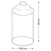 Kingstone Zaštitna navlaka (O x V: 36 x 56 cm, Crne boje, Poliester)