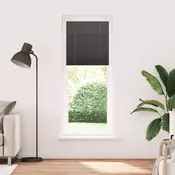 Plisirana roleta crna 80x200 cm širina tkanine 79,4 cm