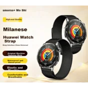 Smorss Zamenska narukvica za pametni sat za Huawei Watch, Crna