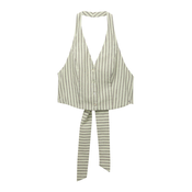 Pull&Bear Bluza kaki/svetlo zelena