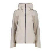 CMP WOMAN JACKET FIX HOOD, ženska pohodna jakna, bež 35Z6176