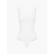 cfab Oblikovanje postave Tank Bodysuit Sculpting Shapewear mit String bela