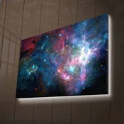 Opviq Slika na platnu sa LED osvetljenjem 45x70cm