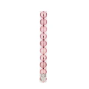 Novoletne bunke PVC, 6cm, roza, 10 kosov