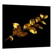 shumee STEKLENA PLOŠČA ZA KUHINJO 65x60 Zlata