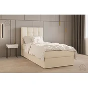 Boxspring postelja Oslo - 90x200 cm - tkanine Hugo