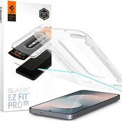 Zaščitno kaljeno steklo Spigen Glass tR EZ Fit Pro HD 1 kos, prozoren - Samsung Galaxy S25 FE (AGL10203)