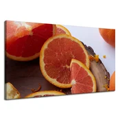 shumee Platno s tiskom Kuhinja Rdeča Oranžna 120x70