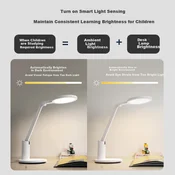 Haoshili Stona LED lampa, 15-20W, Bela