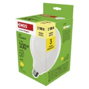 LED žarnica Filament G125/E27/11 W (100 W)/1521 lm/Toplo bel
