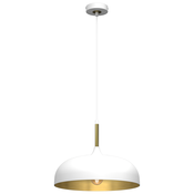 LINCOLN WHITE/GOLD viseca lampa 1xE27 35cm