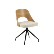 Stol Norsica 842 Hrast, Beige, 79x48x53cm, Blago, Kovina, Les, Iverna plošča