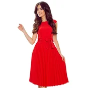 Pleated dress with Numoco binding