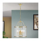 Orion - Luster na lancu BRUNO 6xE14/40W/230V precnik 43 cm zlatni