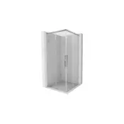 Mexen Rox Duo razširitvena prha 100 x 100 cm, prozorna, krom - 8C2D-100-100-01-00