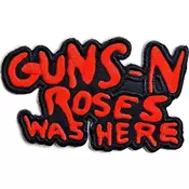 Guns N Roses Cut Out Was Here Našitek za šivanje