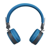 STREETZ Slušalice BT200 Naglavne Sklopive Bluetooth, 3.5 mm utor, PLAVE