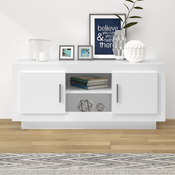 TV ormaric bijeli 102 x 35 x 45 cm od konstruiranog drva