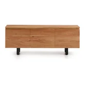 TV omarica iz masivne akacije v naravni barvi 150x58x40 cm Uxue – Kave Home