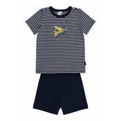 SCHIESSER Pižama Basic Kids, modra