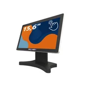 Industrijski POS monitor z zaslonom na dotik 15,6, 1920x1080, IPS, 250cd/m2, 3000:1, kapacitivni. Model M1560-COF-HV s stojalom