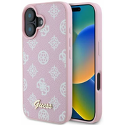 Guess GUHMP16SPGPYSP iPhone 16 pink HC MagSafe PU Peony Script (GUHMP16SPGPYSP)