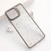 Maska Crystal Dots za Samsung A06/ A065F srebrna