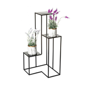 Stalak za cvece KASKADA 85x40 cm crni