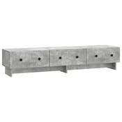 TV omarica 147 x 34,5 x 30 cm Betonsko siva Inženirski les