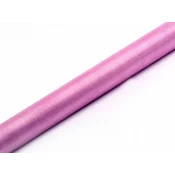 PartyDeco Organza roza 36cm x 9m