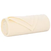 Vidaxl Odeja krema 350 x 270 cm Flis