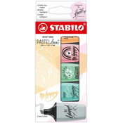 Set mini tekst markera Stabilo Pastel Love - 5 boje