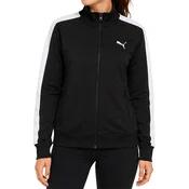 PUMA Jakna za trening črna / bela