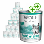 Ekonomicno pakiranje: Wolf of Wilderness Senior 24 x 800 g - Green Fields - janjetina i piletina