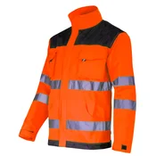Opozorilni pulover črno-oranžen, "xl", ce, lahti