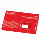 Herlitz DL vodilni žepi 110x220mm 100 kosov