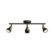Philips - Spot svetiljka CONDUIT 3xGU10/5W/230V crna/mesing