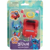 Stitch plišana igracka s autom