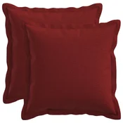 vidaXL Prevleka za blazino 2 pcs HOUTEN Vinorodna rdeča 50 x 50 cm