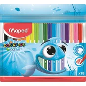 shumee Flomastri Colorpeps Ocean, 18 barv, etui z zadrgo