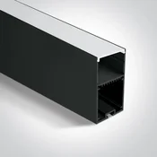 PROFIL 2m + PC OPALOV DIFUZOR ČRN 35X67 DM7910/B