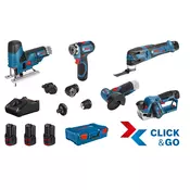 Bosch Professional 12V set alata sa 5 + alata GSR 0615A0017C.