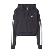 Adidas Ženski duks sa kapuljacom W 3S Ft Qz Hd JN1956, Crni