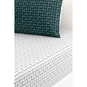Bombažna rjuha z elastiko Lacoste L BLOCK Vert 90 x 200 cm