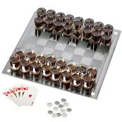 Šah s kozarčki Deluxe – Drinking Chess Game - Froster - Dekliščina - Za 21 let